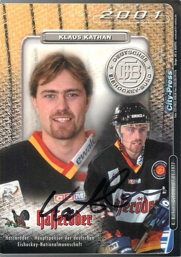 Autogramm klaus kathan - klaus,