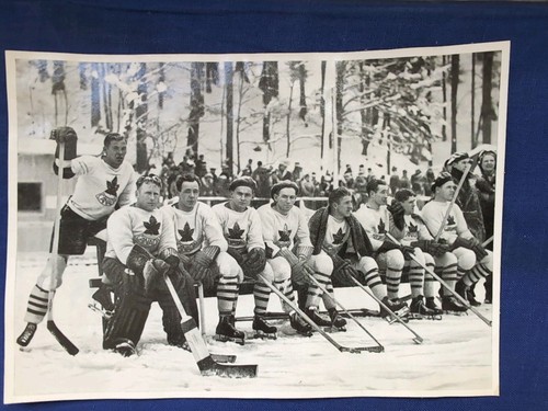 Olympia 1936 foto eishockey - -,