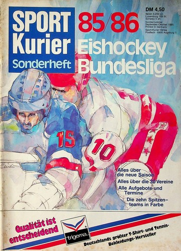 Eishockey bundesliga 1985 - bundesliga, 1985-86