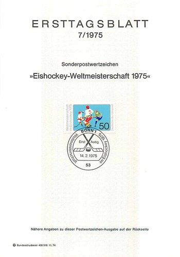 Ersttagsblatt 1975 - ,